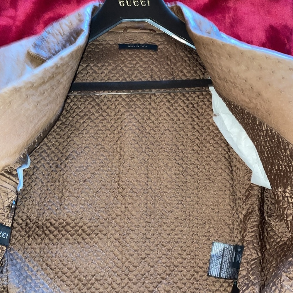 NWOT Gucci ostrich blazer - Picture 8 of 13